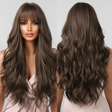 Brown Wavy Wig